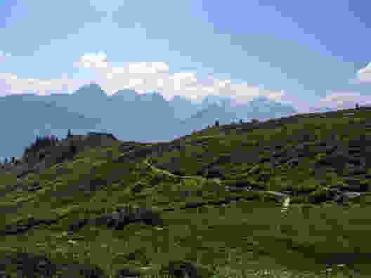 Schöne Aussichten über Disentis