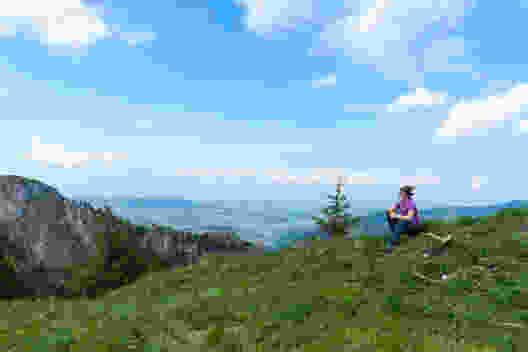Hinauf zum Dent du Chamois