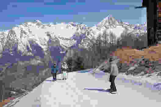 Auf dem Moosalp-Panoramaweg