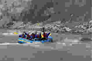 River Rafting auf dem Vorderrhein, Graubünden