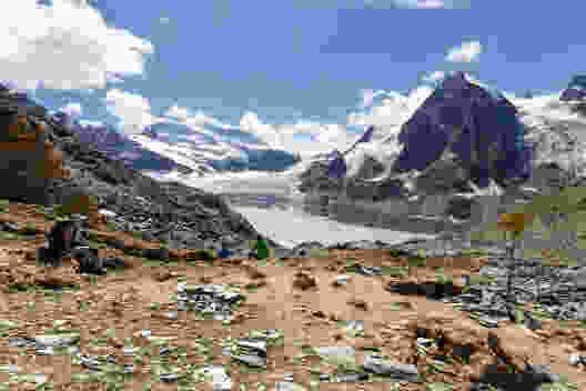 Südwalliser Gletscherblick