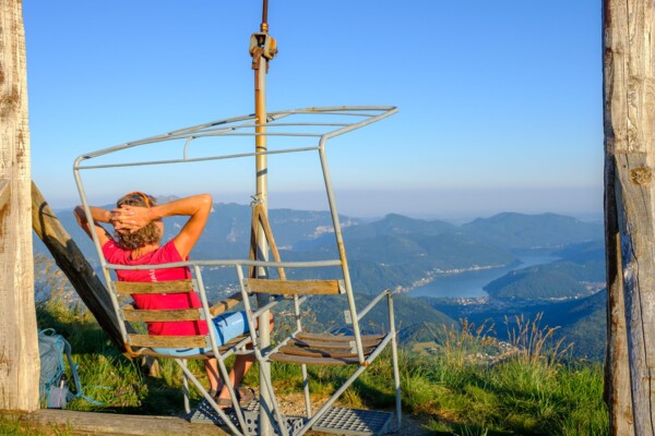 Kastanienselven und ein Grat im Malcantone