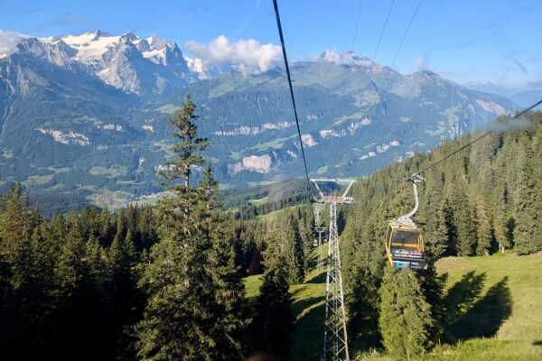 Grosses Panorama auf dem Gibel
