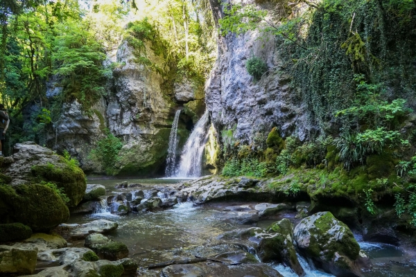 Nature idyllique et carrière aux abords de La Sarraz