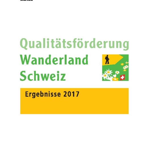 2017 Rapporto Promozione della Qualità piedi Svizzera