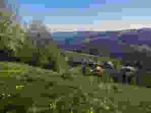 Ein Blick auf das Dorf Seleute.