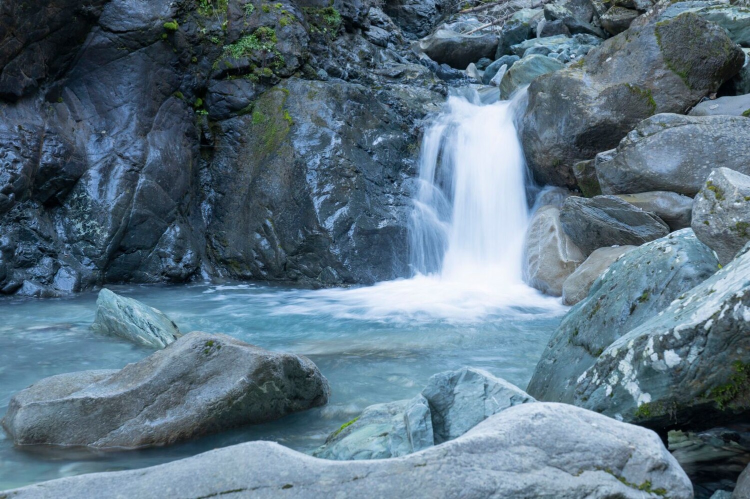 Die Ragn da Faller oberhalb von Mulegns.
