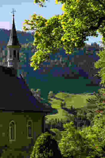 Hier im Kloster La Valsainte zuhinterst im Javrotal liessen sich die Karthäuser 1295 nieder. Bild: Severin Nowacki