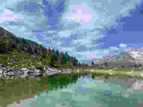 Der Grüensee ist etwas kleiner und weniger stark besucht.