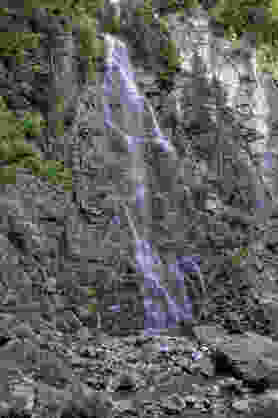 Der Wasserfall des Seeweidbachs.
