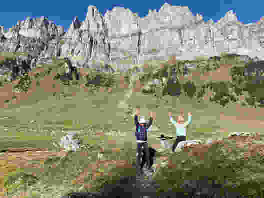 Die imposante Bergkulisse mit den Jegerstöck. Bild: Monika Leuenberger