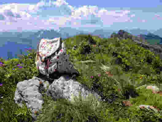 Auf dem Gipfel des Selun. Bild: Claudia Peter