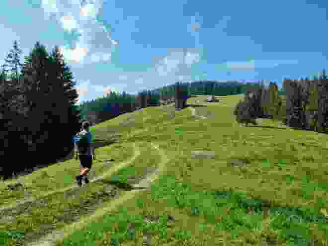 Auf dem Gratweg am Käsenberg