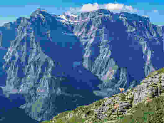 Blick vom Wiggis in die Nordflanke des Glärnisch. Bild: Franz Ulrich