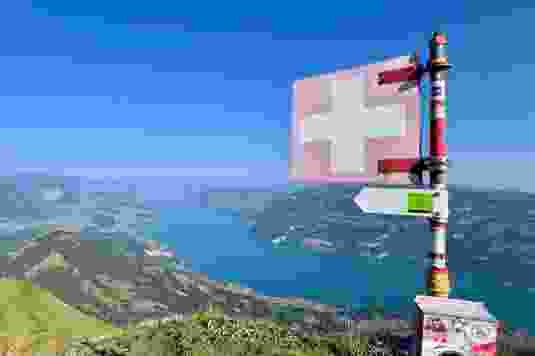 Auf dem Gipfel des Morgenberghorns.