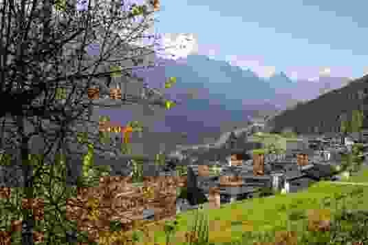 Le village de Ramosch est niché à 1233 mètres d’altitude.