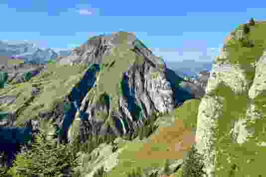 Blick auf die Witliflue kurz nach dem Rengglipass.