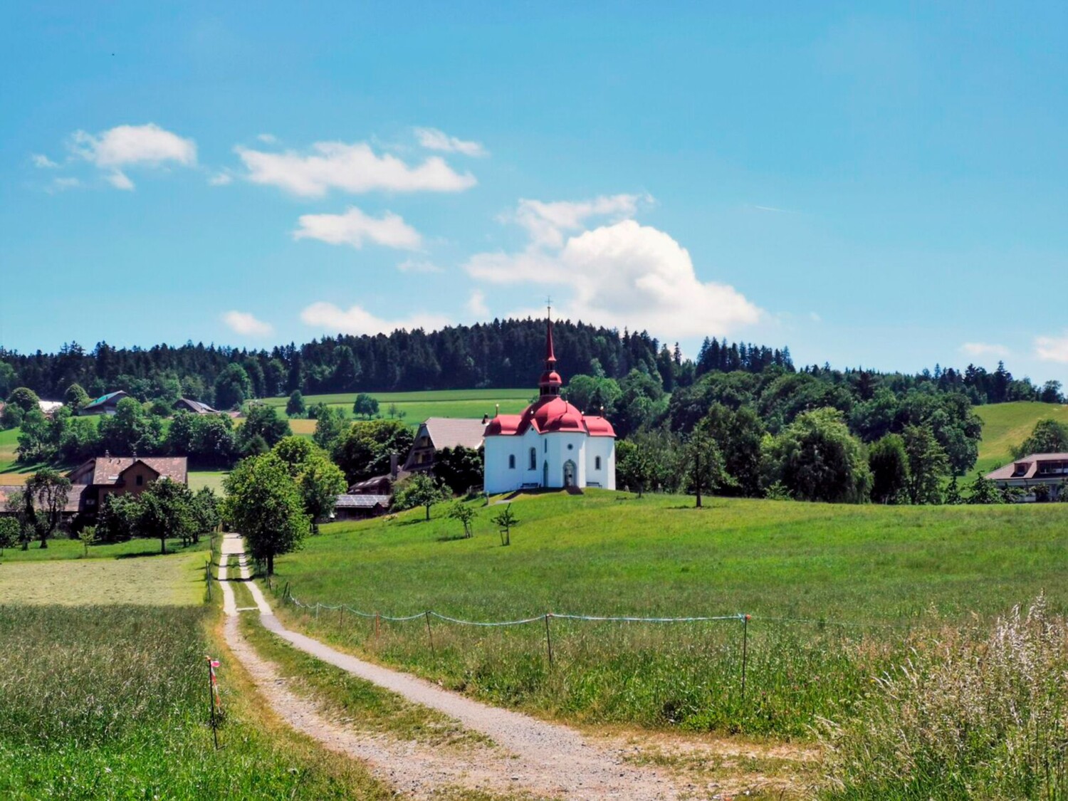 Die St.-Ottilien-Kapelle in Buttisholz ist der Höhepunkt dieser Wanderung.