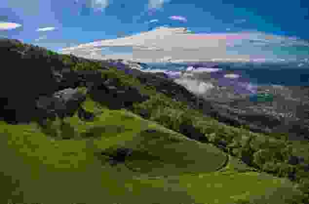 Von der Alpe di Caviano geniesst man eine fantastische Aussicht.