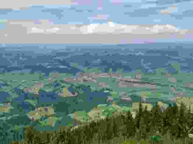 À l’horizon, Escholzmatt, le lieu d’arrivée.