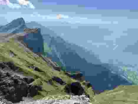Aussichtsberg über dem Rheintal Vilan