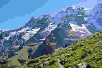 Dans la vallée supérieure de Lauterbrunnen