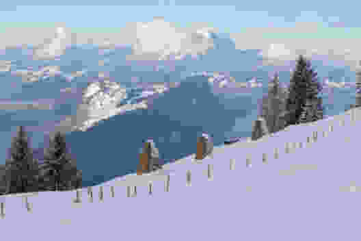 Randonnée en raquettes au Rigi Scheidegg