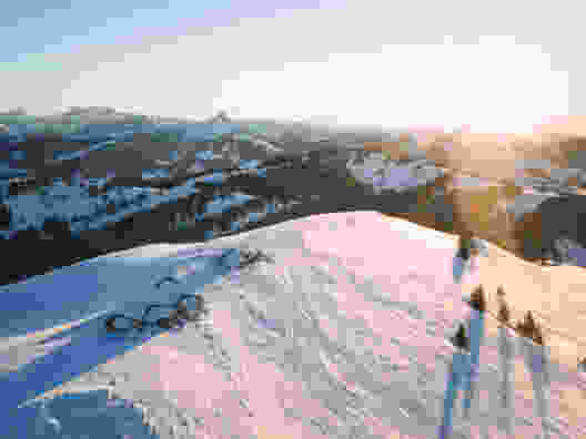 Aufregende Ausblicke auf dem Hochalp Trail