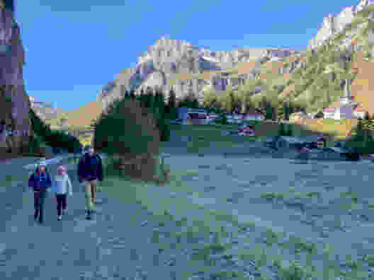 Randonnée vers le col du Klausen