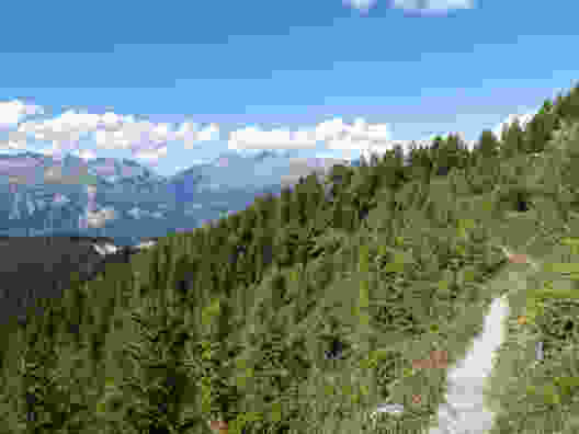 L’Illgraben vu d’en haut
