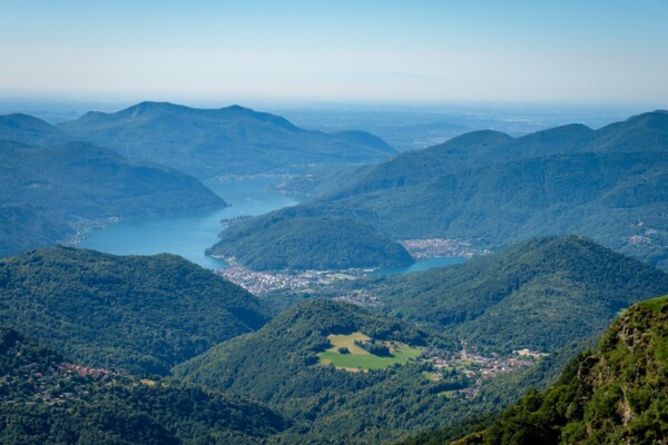 Selve castanili e una cresta nel Malcantone