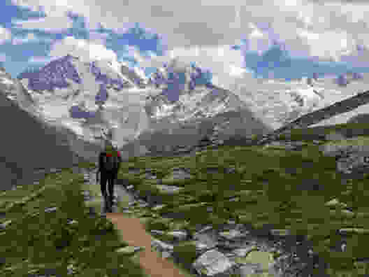 Entre les glaciers du Val Roseg