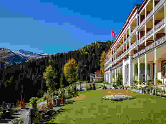 Sur les hauts de Davos direction Schatzalp