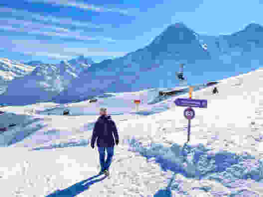 Marcher face à l’Eiger