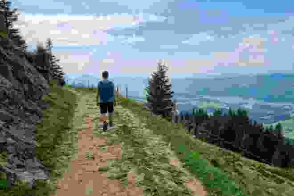 Auf dem Gratweg am Käsenberg