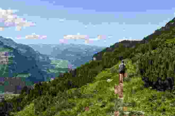Aussichtsreiche Wanderung zum kristallklaren Wannisbortsee