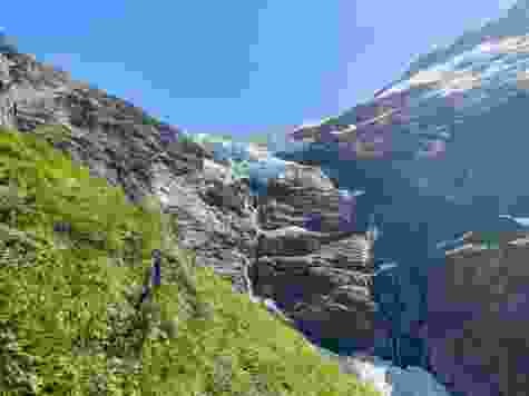 Auf dem Felsenweg zur Glecksteinhütte