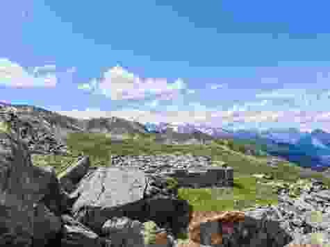 Durch die Moränenlandschaft im Vallon de Valsorey