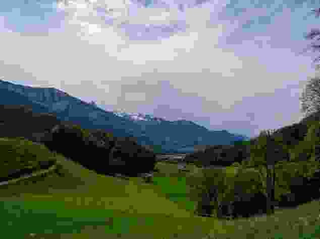 Gradevole veduta di Gruyères.