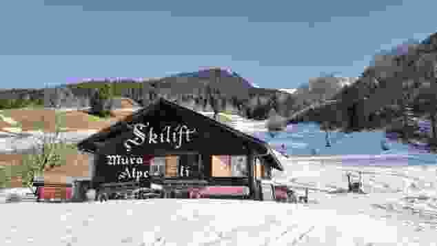 Was früher mal ein Skilift war, ist heute eine kleine Beiz.