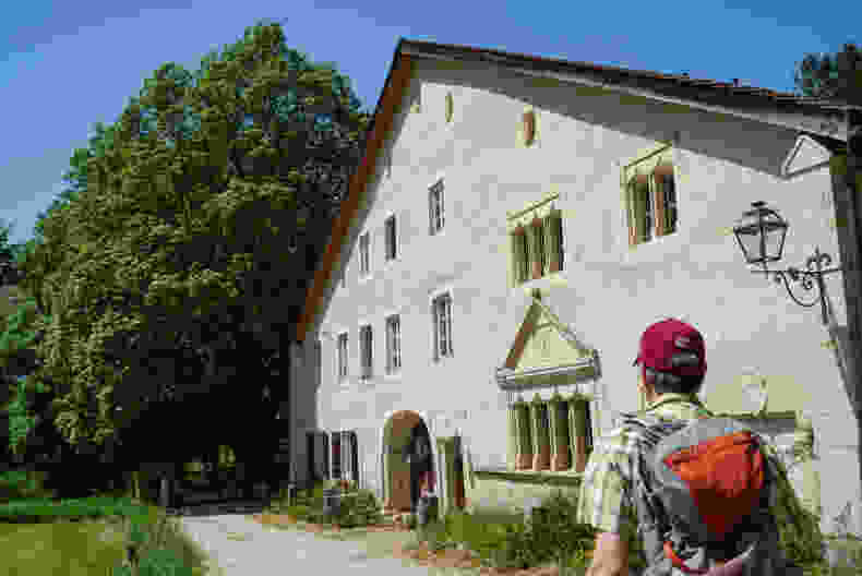 Höhe- und Schlusspunkt der Wanderung: Einkehren im Ferme des Brandt. Bild: Mia Hofmann