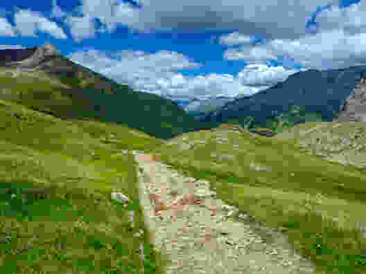 L’ancien chemin pavé menant au col du Val Viola. Photo: natur-welten.ch