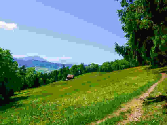 La vue sur le Rigi et le Pilatus, au-dessus de la cabane Wanderhütte Grümel, est incontournable! Photo: Rémy Kappeler