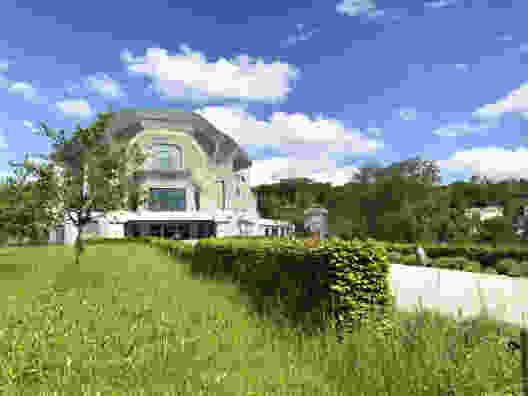 L’imposant bâtiment du Goetheanum fut construit en 1928 selon les plans de Rudolf Steiner. Photo: Thomas Gloor