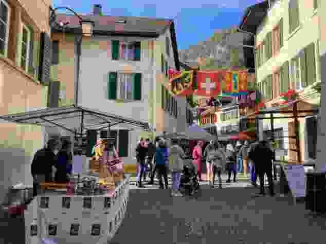 La fête des vendanges à Douanne