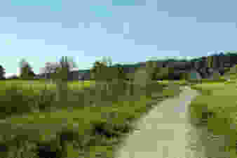 Vom Bahnhof direkt in die Natur: Die Wanderung startet in Stettbach. Bild: Claudia Peter