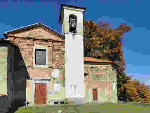 Das Kirchlein San Bernardo, ein Aussichtspunkt erster Güte. Bild: Andreas Staeger
