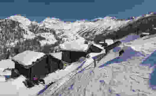 Die Triftalp, hinten links das Lagginhorn. Bild: Heinz Staffelbach 