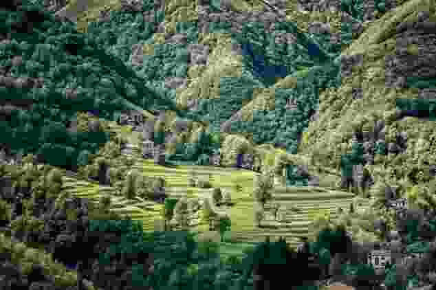 Vue sur la féerique vallée de Muggio.