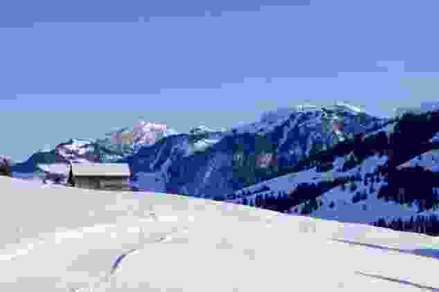 Der Schwyzerweg ist im Winter gut präpariert.